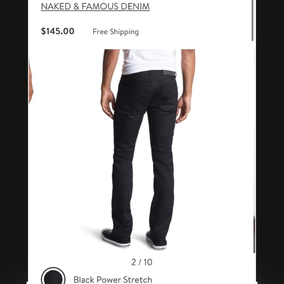 Naked & Famous Skinny Guy Skinny Fit Jeans - Picture 4 of 7